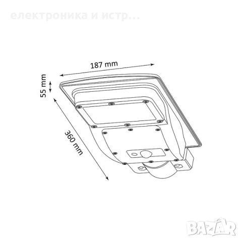 Сoларна лампа 400 W , снимка 3 - Соларни лампи - 53335350