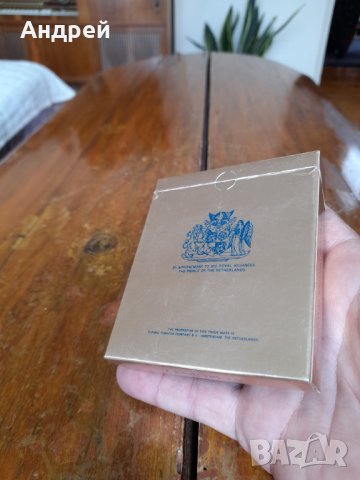 Стара кутия от цигари St.Moritz, снимка 2 - Колекции - 42193496