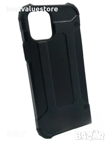 Айфон 12 Калъф Черен Удароустойчив / iPhone 12 Armor Case Black, снимка 3 - Калъфи, кейсове - 50195339