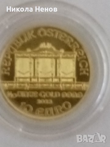 24 карата златна монета 3.11гр.