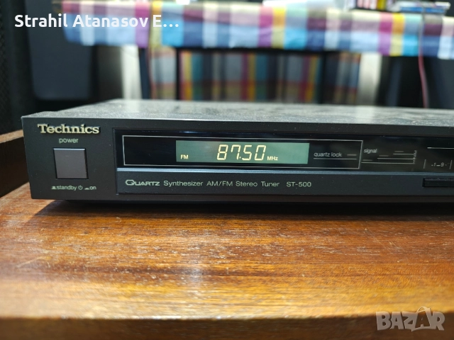 Technics ST-500 Стерео Тунер, снимка 4 - Радиокасетофони, транзистори - 51697956