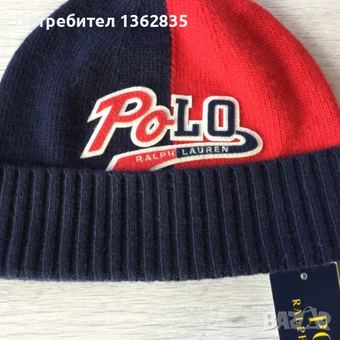 НОВА 100 % оригинална цветна зимна шапка на POLO RALPH LAUREN от САЩ, снимка 3 - Шапки - 52947274