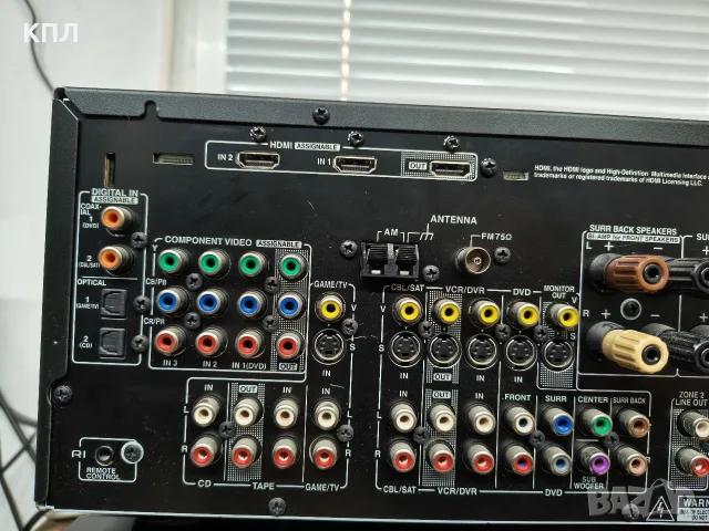 7.1 канален ресивър ONKYO TX-SR 605 , снимка 8 - Ресийвъри, усилватели, смесителни пултове - 56071439