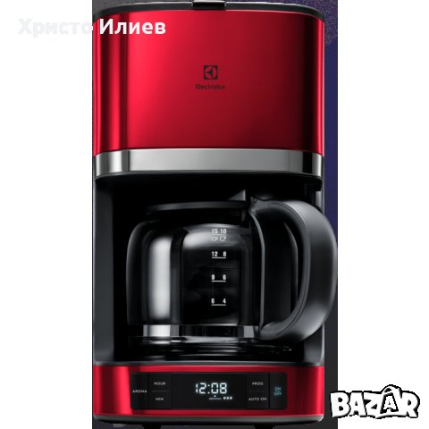 Кафемашина Electrolux с таймер и автоматично изключване Кафе машина, снимка 1 - Кафемашини - 39485054