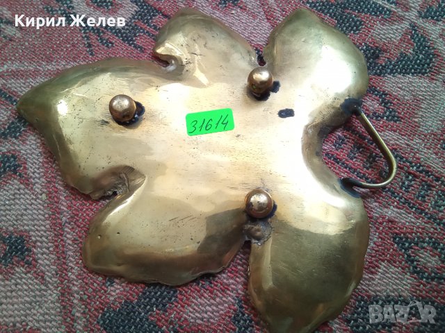 Сувенир бронз стар листо 31614, снимка 3 - Декорация за дома - 37952154