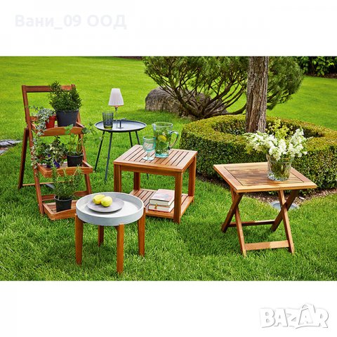 Дървен цветарник на 3 нива, снимка 2 - Градински мебели, декорация  - 37312256