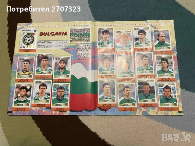 Албум Панини Евро 96 - изцяло попълнен (Дубайска версия), снимка 5 - Списания и комикси - 51473913