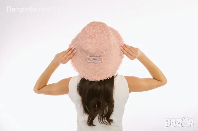 Лятна Дамска Шапка Zuzi - Пепел Роза, снимка 3 - Шапки - 49478969