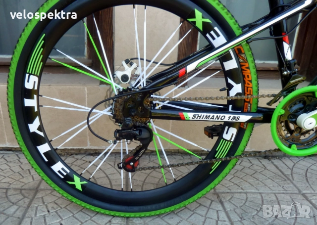 СТРАЙК Екс ! 26 цола ! 2х6 скорости ! Диск ! Германия!, снимка 13 - Велосипеди - 51583296