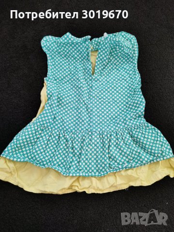 Рокличка памучна за момиче, снимка 4 - Детски рокли и поли - 42298925