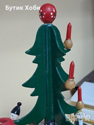 Механична музикална коледна въртележка, снимка 7 - Антикварни и старинни предмети - 39041333