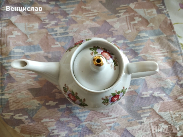 Порцеланов чайник - съветски., снимка 3 - Други - 54144826