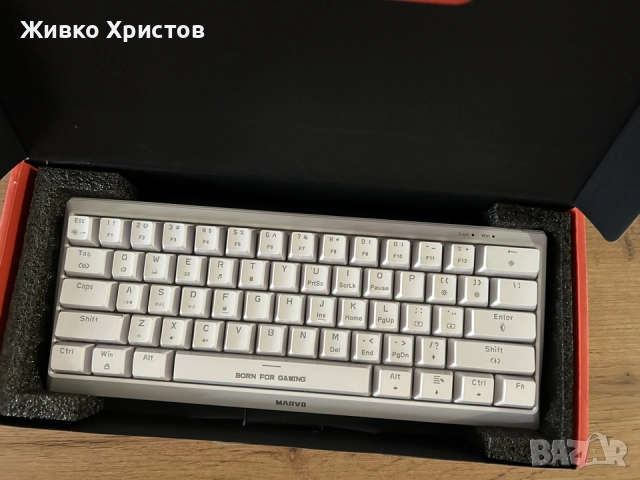 Механична Геймърска Клавиатура Marvo KG 962 White, снимка 5 - Клавиатури и мишки - 56163173