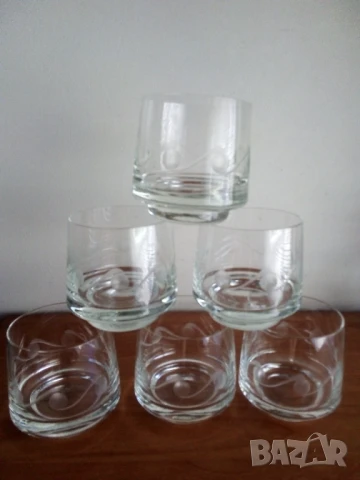 Комплект чаши, 6х6 броя стъкло, снимка 5 - Чаши - 50768059