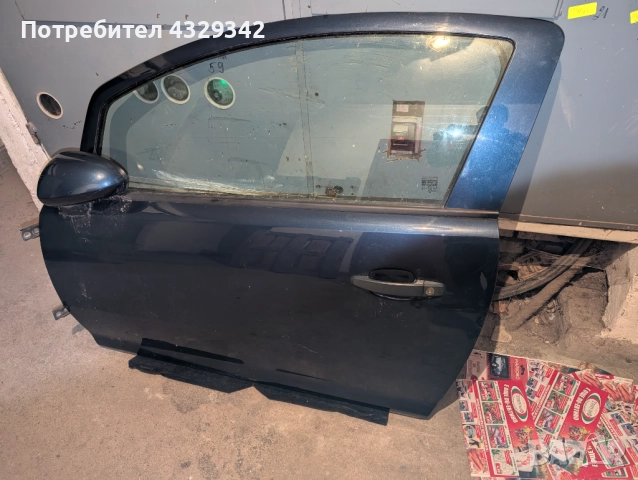Лява врата за Opel Corsa D