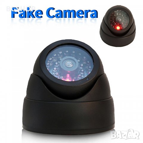 Черна фалшива камера за видеонаблюдение - Fake Camera black