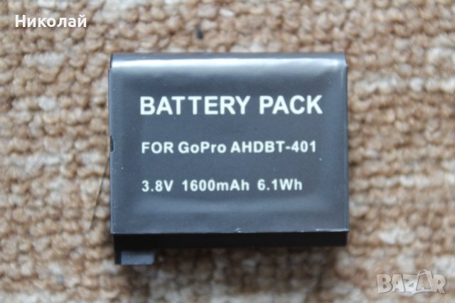 Батерия за Гопро херо 4/GoPro HERO 4 battery, снимка 1 - Батерии, зарядни - 30878746