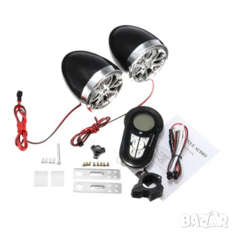 Комплект музика за Мотор, триколка и велосипед - FM радио, BT, tf card - 2x10W, снимка 9 - Велосипеди - 48453577