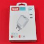 бързо зарядно устройство за iPhone PD QUICK CHARGER 18W TYPE C+USB