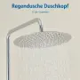 Душ глава дъждовен 25,4 см. регулируема - Хром, снимка 3