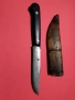 СТАР ОВЧАРСКИ  НОЖ с ДЪРВЕНА КАНИЯ , снимка 6