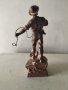 стара метална статуетка, снимка 3