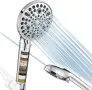 Душова глава с филтър, 15-степенна филтрация и ръчен душ с високо налягане с 10 режима на струята, снимка 1