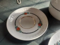 Невероятно красив руски порцелан сервиз за кафе с позлата, снимка 4