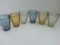Ретро чаши цветно стъкло, снимка 4