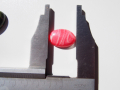 Естествен полускъпоценен камън кабошон- розов родонит, снимка 2