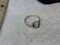 СКЪПОЦЕНЕН СРЕБЪРЕН ПРЪСТЕН СРЕБРО 925 с ЮВЕЛИРНО ФАСЕТИРАН БЛЕСТЯЩ ЦИРКОН 48961, снимка 6