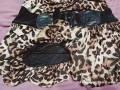 Леопардова къса рокля/туника от Goddess London, снимка 3