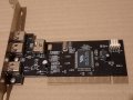 Контролер IEEE1394 3+1port PCI, снимка 1 - Кабели и адаптери - 35289527