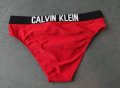 Calvin Klein M/L червена спортна бикина/бански с лека лъскавина, снимка 9