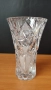 Масивна и голяма кристална ваза, снимка 1