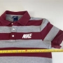 Винтидж тениска Nike Golf Polo на райета, размер M спортен стил, снимка 4