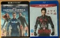 Marvel Blu-ray/3D/4K дискове, снимка 1