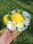Ароматен букет с лимони и маргаритки, снимка 3