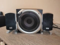Комплект колонки Hama 2.1 Subwoofer System (субуфер + 2 малки колонки). Има Забележки. , снимка 1
