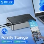 ORICO Персонално облачно съхранение, мрежово свързано съхранение, 3.5-инчов корпус за твърд диск, снимка 2