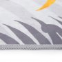 2340 Постелка килимче Оранжеви тропически листа, 100х150см, снимка 4