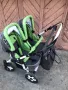 Бебешка количка за близнаци детска количка за близнаци детска двойна количка, снимка 4
