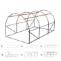 Градинска оранжерия 3 сегментова с допълнителна вентилация 3 х 2 х 2м, снимка 5