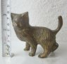 котка и лъв метал бронз месинг фигура статуетка , снимка 4
