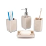 Комплект аксесоари за баня Cheffinger – 4 части, дозатор за сапун, чаша за четки и сапунерка, снимка 8
