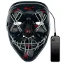 Светеща LED маска за Хелоуин, снимка 3
