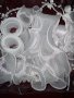 Ефектно венче  с перли и спираловидни ленти за сватба или моминско парти, снимка 5