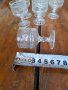 Стари стъклени чаши Хрусталь, снимка 5