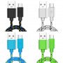 3A USB type C (USB-C) кабел за зареждане и пренос на данни - 2 м., снимка 1 - USB кабели - 37953672