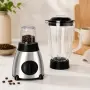 Стъклен блендер с чопър 2 в 1, 2200W, 5 скорости, стъклена кана, снимка 3
